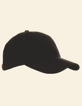 6 Panel Cap mit Metallverschluß schwarz inkl. Kyocera-Stick