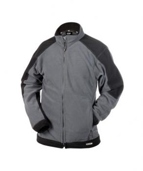 DASSY® KAZAN ZWEIFARBIGE FLEECEJACKE WOMEN bestickt ( grau/schwarz )