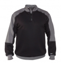 DASSY® Basiel Zweifarbiges Sweatshirt bestickt ( schwarz/grau )